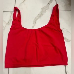 Free People Intimates Red Tank Top